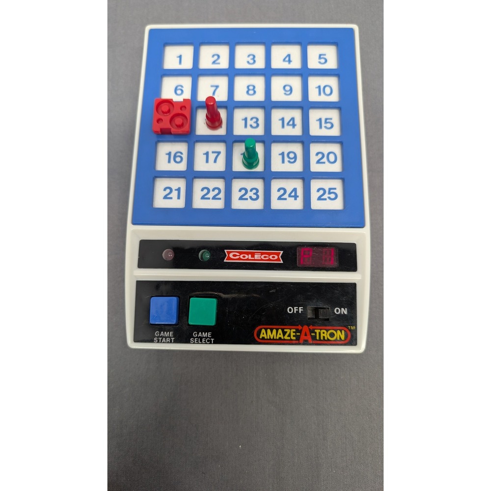 Coleco Amaze-A-Tron Vintage Handheld Electronic Maze Game 1970s Retro- Read desc